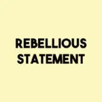 Rebellious Statement Logo